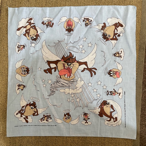 Bandaroos Other - Vintage 1990s Looney Tunes Tasmania Devil Bandana